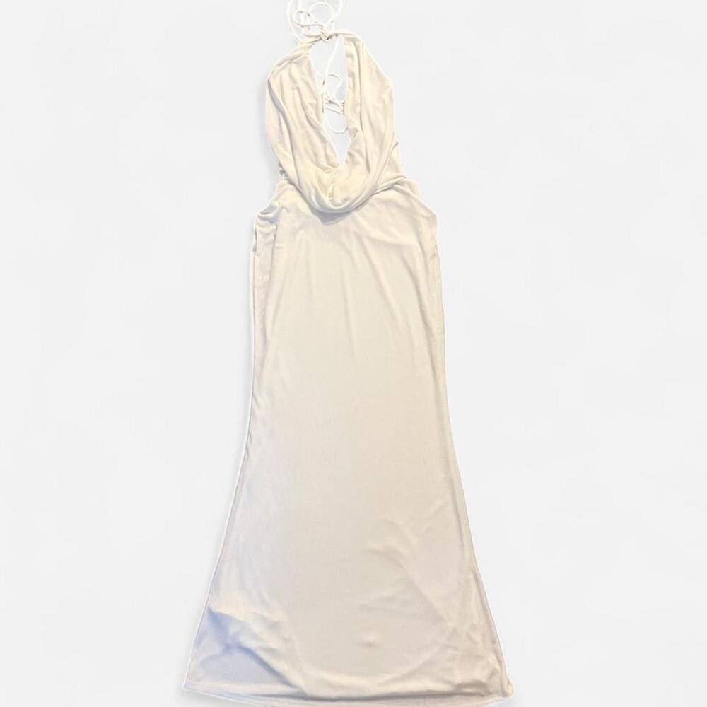 Fashion nova white maxi dress